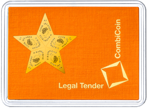 5 x 1 г Gold STAR Инвестиционный золотой слиток Valcambi CombiBar™ (4)