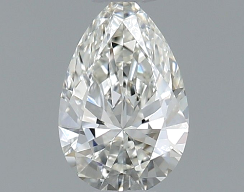 0.4 carat H-VVS2 Natūralus Pear Deimantas (1)