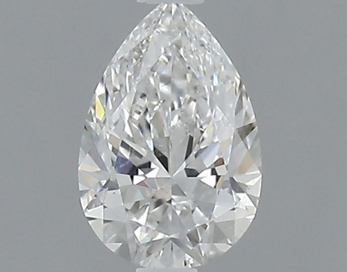 0.38 carat F-SI1 Natūralus Pear Deimantas (1)