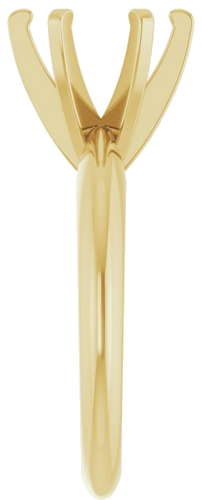 Sužadėtuvių Žiedas „Solitaire“ 14k yellow gold Round 8.2mm (4)