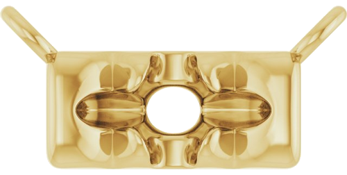 Pakabukas „French-Set Family Bar“ 585 Geltonojo Aukso Round 3mm (1)