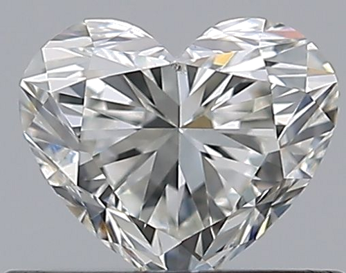 0.51 carat I-VS2 Natūralus Heart Deimantas (1)