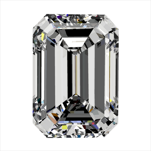 0.3 carat F-VS2 Natūralus Emerald Deimantas (1)