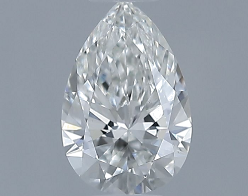0.5 carat H-SI1 Natūralus Pear Deimantas (1)