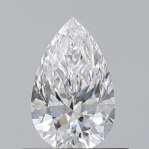 0.5 carat D-VS2 Natūralus Pear Deimantas (1)