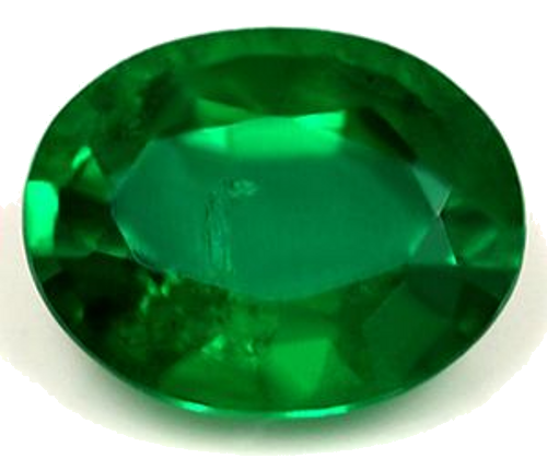 0.61 carat GREEN Oval Smaragdas (1)