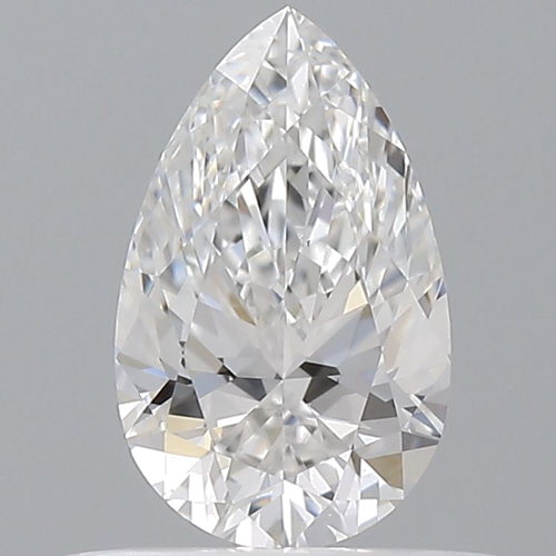 0.5 carat E-VS1 Natūralus Pear Deimantas (1)