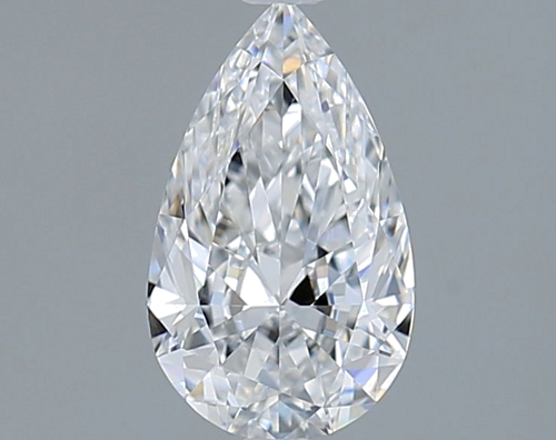 1.0 carat D-VVS1 Natūralus Pear Deimantas (1)