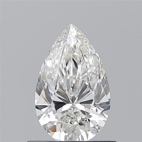 0.7 carat H-SI1 Natūralus Pear Deimantas (1)