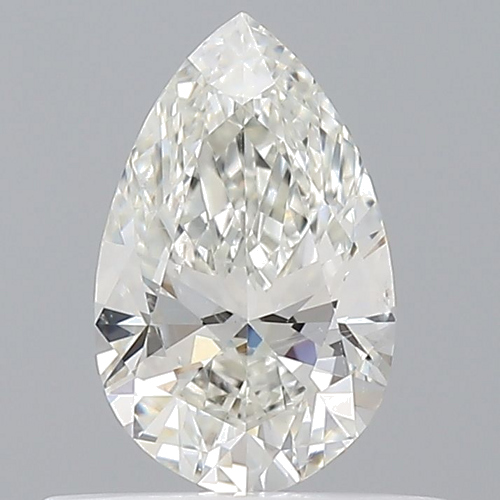 0.5 carat H-SI1 Natūralus Pear Deimantas (1)
