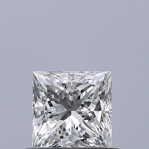 0.51 carat F-VVS2 Natūralus Princess Deimantas (1)