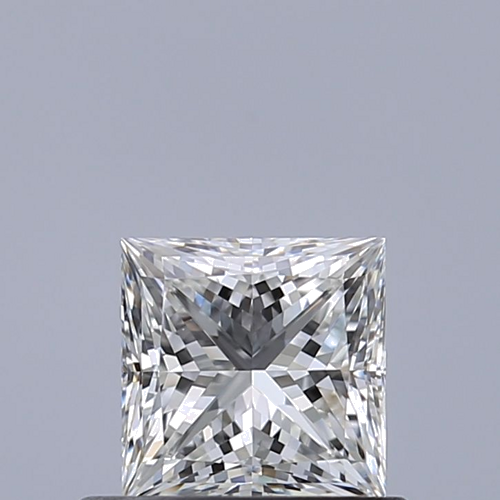 0.61 carat G-VVS2 Natūralus Princess Deimantas (1)