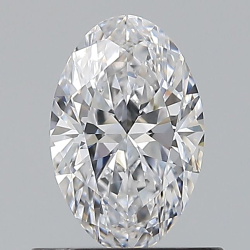 0.6 carat D-VVS2 Natūralus Oval Deimantas (1)