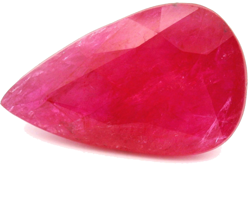 8.09 carat RED Pear Rubinas (1)