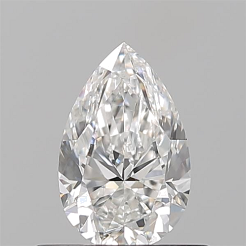 0.5 carat F-VS2 Natūralus Pear Deimantas (1)