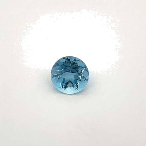0.73 carat BLUE Round Aquamarine (1)