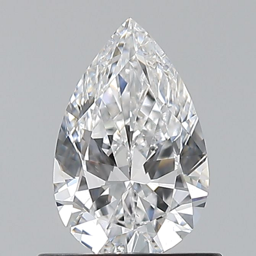 0.7 carat D-VS2 Natūralus Pear Deimantas (1)