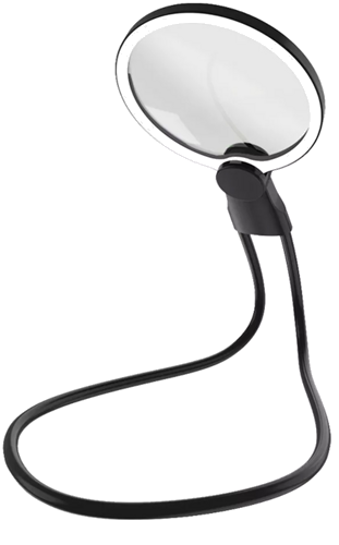 Лупа с ръце и изтегляем леща с LED осветление 2x (6)