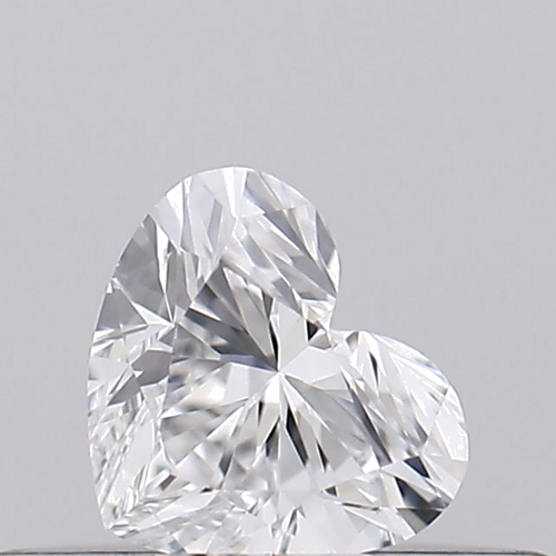 0.2 carat D-VS1 Natūralus Heart Deimantas (1)