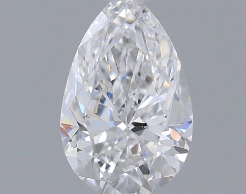 0.4 carat D-VS2 Natūralus Pear Deimantas (1)