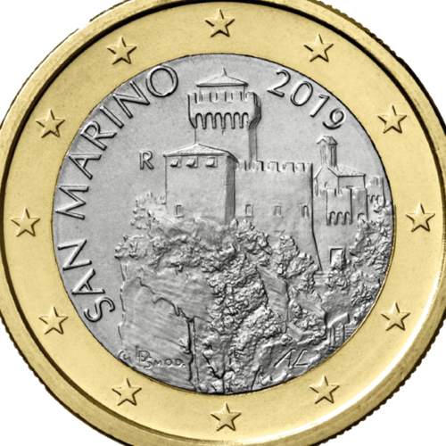 2018 San Marino National 1 euro coin (2)