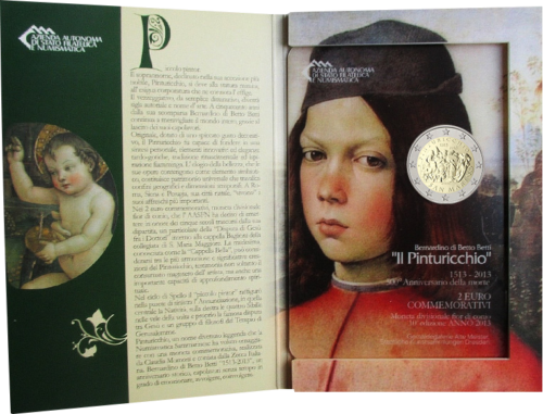 2013 Sanmarīno Pinturicchio 2 eiro monēta (4)