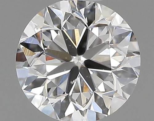 0.5 carat F-SI1 Very Good cut Natūralus Round Deimantas (1)