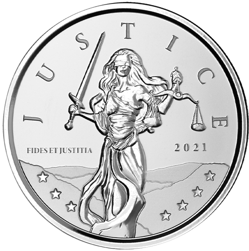 1 oz Правосудие 2021 Гибралтар серебряная монета (1)