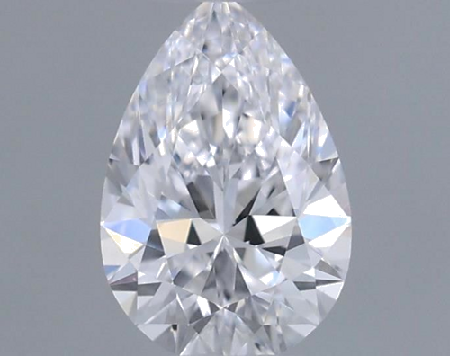 0.3 carat D-VS1 Natūralus Pear Deimantas (1)