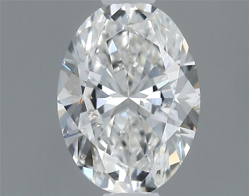0.4 carat F-SI2 Natūralus Oval Deimantas (1)