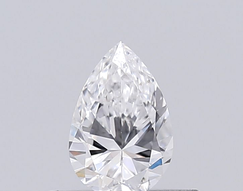 0.3 carat D-VS2 Natūralus Pear Deimantas (1)