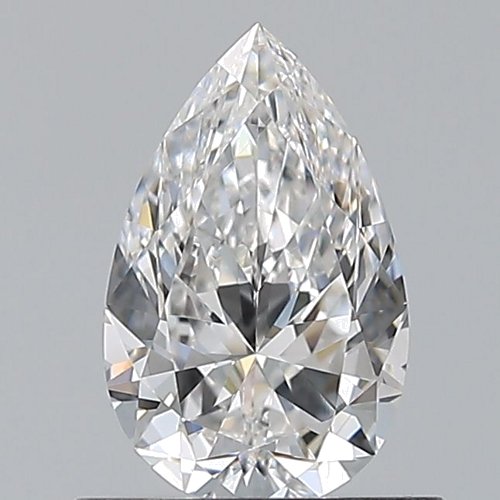 0.66 carat E-VVS2 Natūralus Pear Deimantas (1)