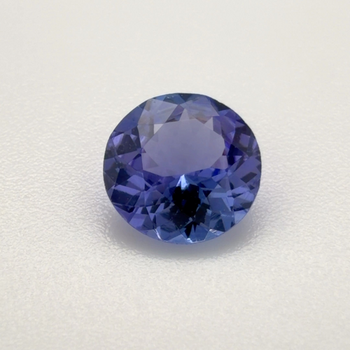 0.67 carat BLUE Round Tanzanite (1)