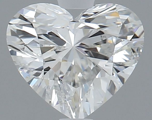 0.5 carat E-VS2 Natūralus Heart Deimantas (1)