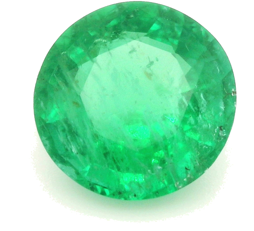 3.32 carat GREEN Round Smaragdas (1)