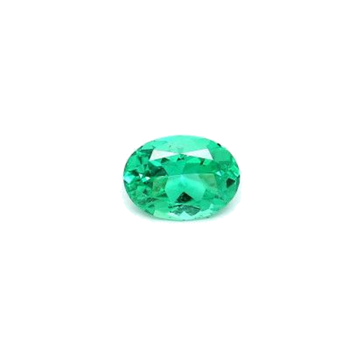 0.74 carat GREEN MODIFIEDBRILLIANT cut Oval Smaragdas (1)