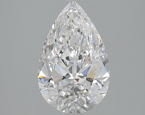 2.5 carat D-SI1 Natūralus Pear Deimantas (1)