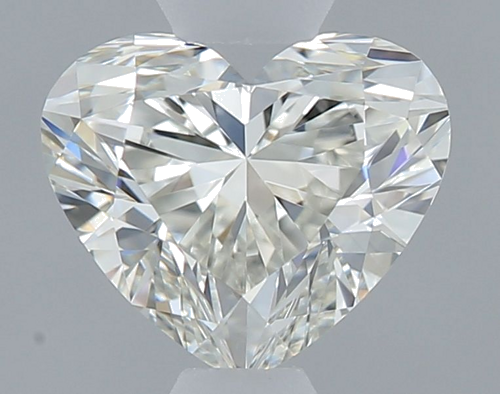 0.5 carat J-VVS1 Natūralus Heart Deimantas (1)