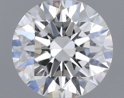 0.37 carat F-VVS2 Excellent cut Natūralus Round Deimantas (1)