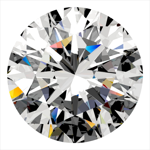0.3 carat D-VS1 Excellent cut Natūralus Round Deimantas (1)