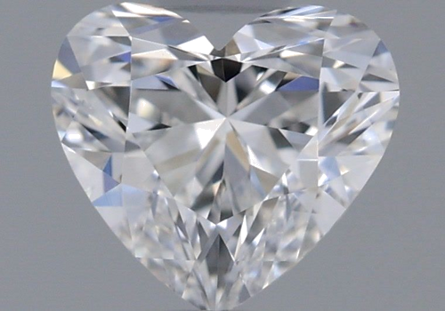 0.5 carat D-VVS1 Natūralus Heart Deimantas (1)