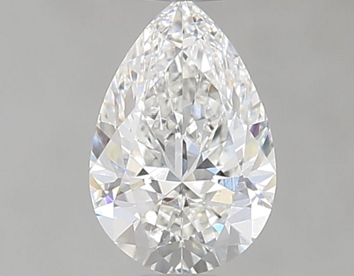 0.59 carat F-VS2 Natūralus Pear Deimantas (1)