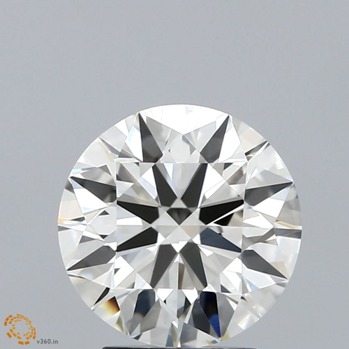 3.01 carat K-VVS1 Excellent cut Natūralus Round Deimantas (1)