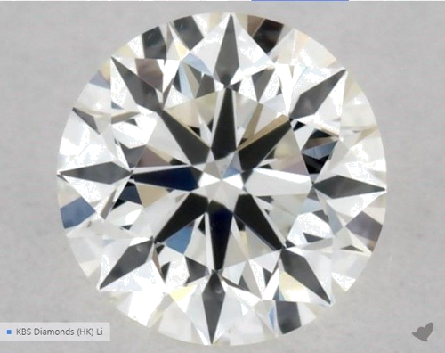 0.3 carat I-VS2 GD cut Natūralus Round Deimantas (1)