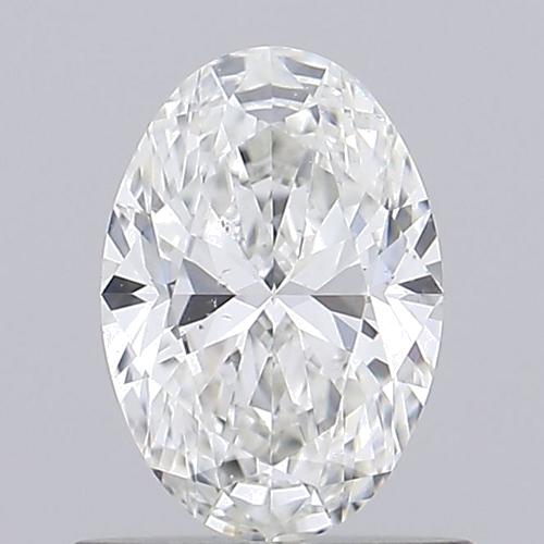 0.6 carat G-SI1 Natūralus Oval Deimantas (1)