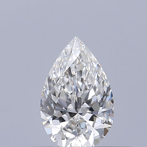 0.3 carat E-VVS2 Natūralus Pear Deimantas (1)