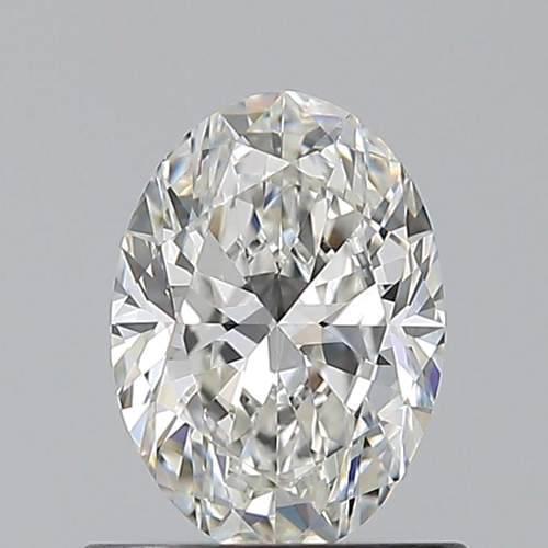 0.74 carat H-VVS2 Natūralus Oval Deimantas (1)