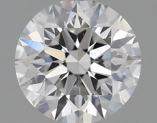 0.52 carat F-SI1 Excellent cut Natūralus Round Deimantas (1)