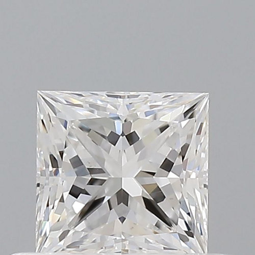 0.5 carat E-VS1 Natūralus Princess Deimantas (1)