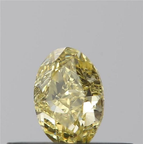 0.32 carat Fancy Intense Yellow-VVS2 Natūralus Oval Deimantas (1)